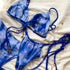 The Hand Dyed Vivi Bottom - Blue Shibori